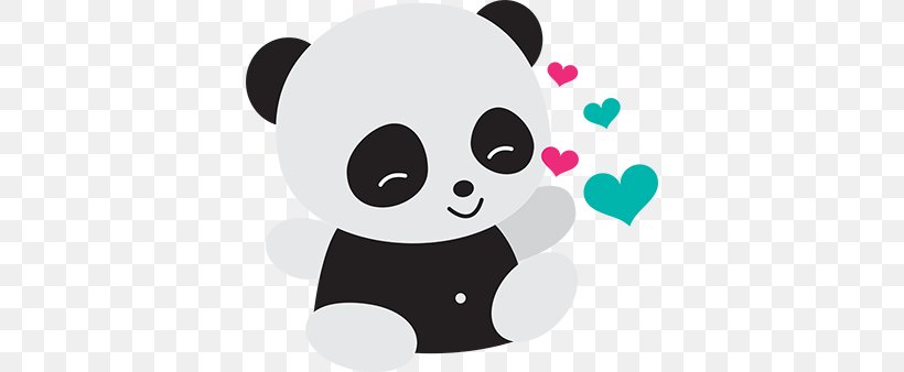 Giant Panda Red Panda Bear Cuteness Panda Illustrations, PNG, 374x338px, Watercolor, Cartoon, Flower, Frame, Heart Download Free