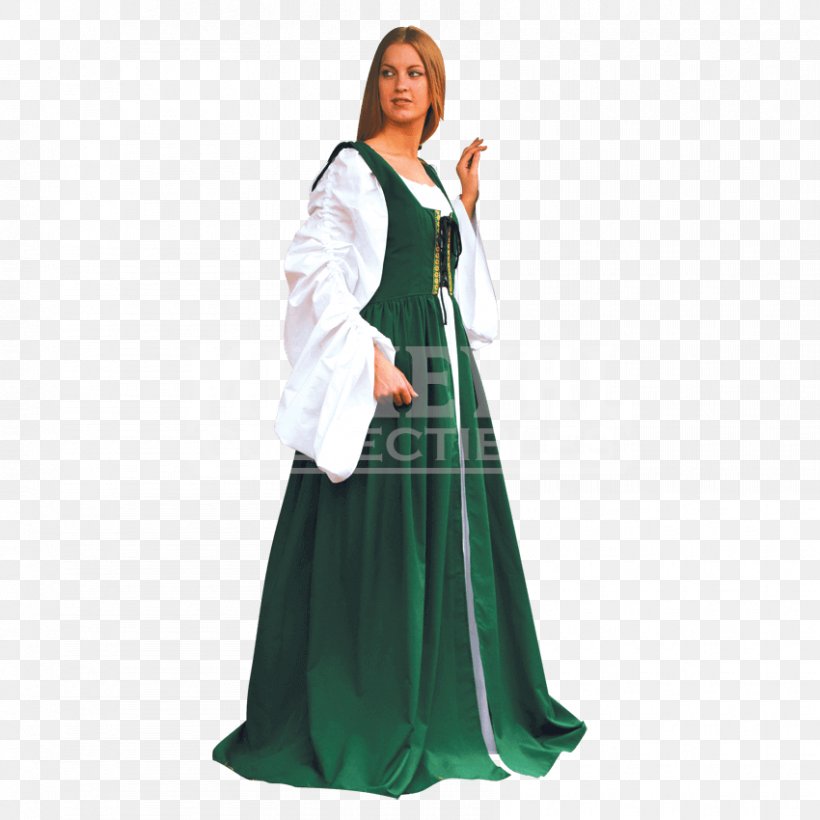 Renaissance Middle Ages Costume Clothing Dress, PNG, 850x850px, Renaissance, Bodice, Chemise, Clothing, Costume Download Free