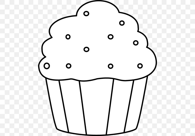 Sprinkles Cupcakes Muffin Clip Art, PNG, 500x573px, Cupcake, Area, Black, Black And White, Cake Download Free