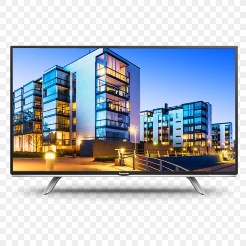 Panasonic Viera DSW504S LED-backlit LCD Smart TV High-definition Television, PNG, 1000x1000px, 4k Resolution, Panasonic, Advertising, Commercial Building, Computer Monitor Download Free