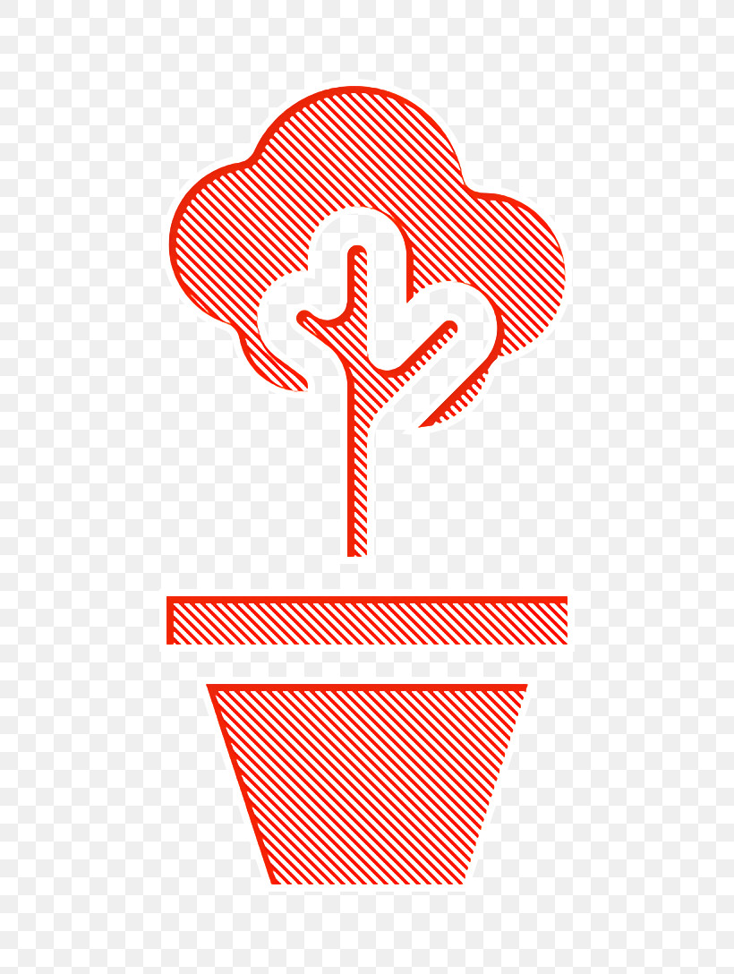 Pot Icon Flower Icon Cultivation Icon, PNG, 556x1088px, Pot Icon, Cultivation Icon, Flower Icon, Line, Red Download Free
