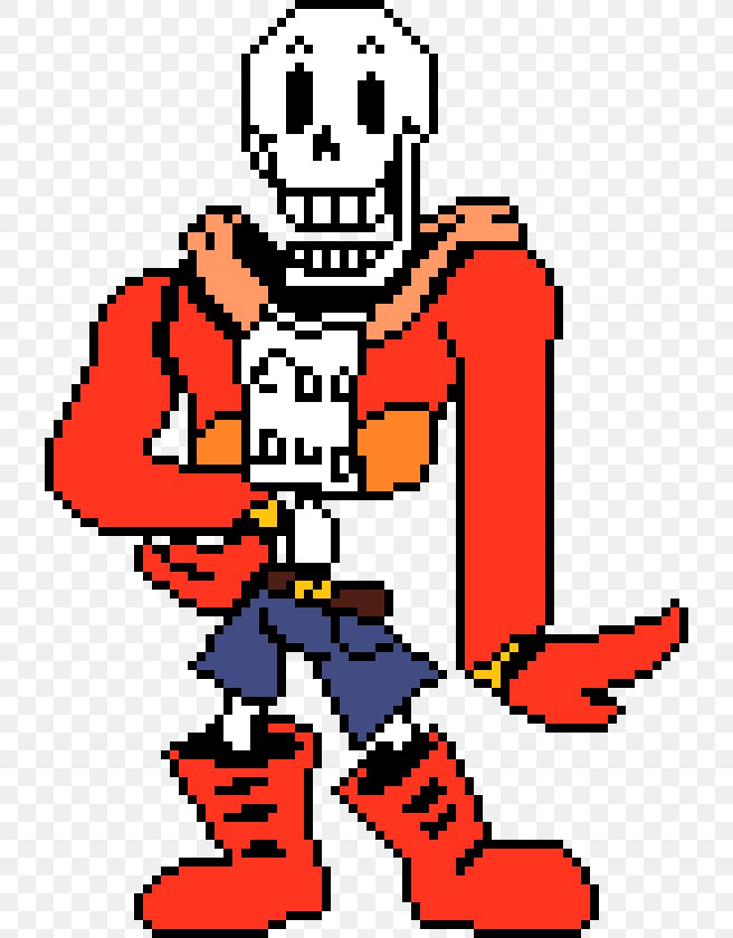 Undertale Sprite Papyrus Clip Art, PNG, 780x1050px, Undertale, Area, Art, Artwork, Decal Download Free