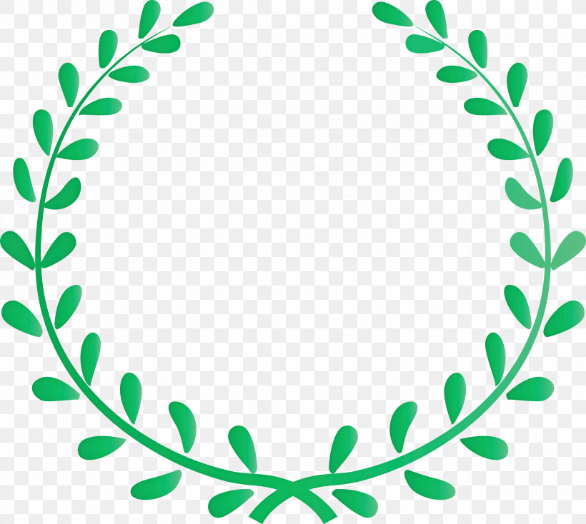 Flower Frame Floral Frame, PNG, 2999x2686px, Flower Frame, Circle, Floral Frame, Green, Leaf Download Free