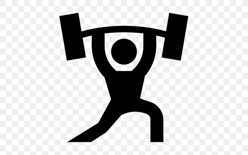 Olympic Weightlifting Weight Training Dumbbell, PNG, 512x512px, Olympic Weightlifting, Artwork, Black, Black And White, Deportes De Fuerza Download Free