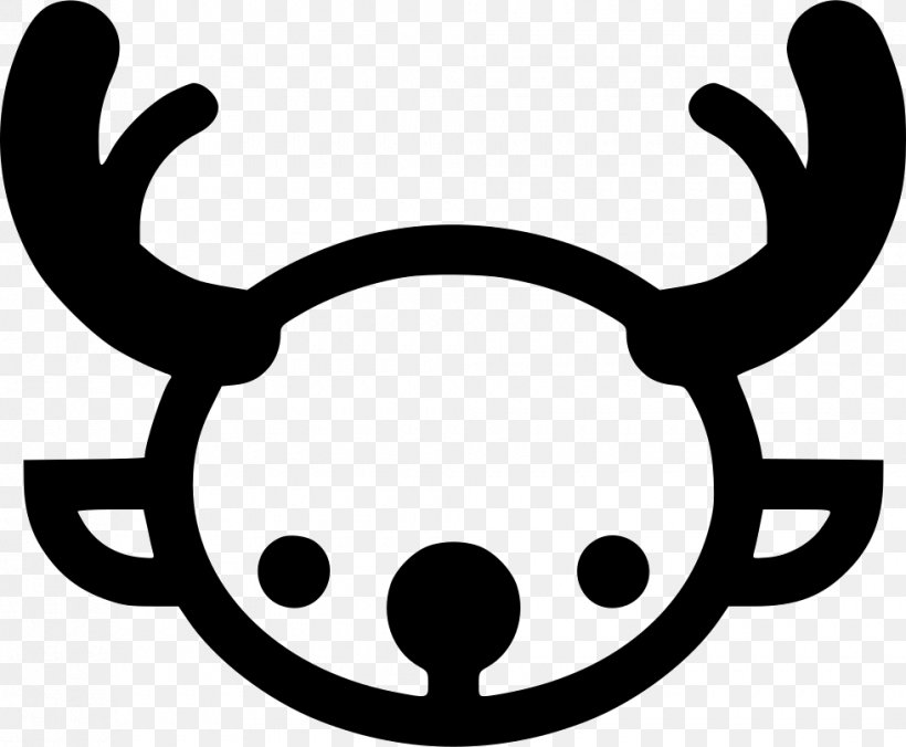 Antler Snout Circle Clip Art, PNG, 980x808px, Antler, Black And White, Horn, Smile, Snout Download Free