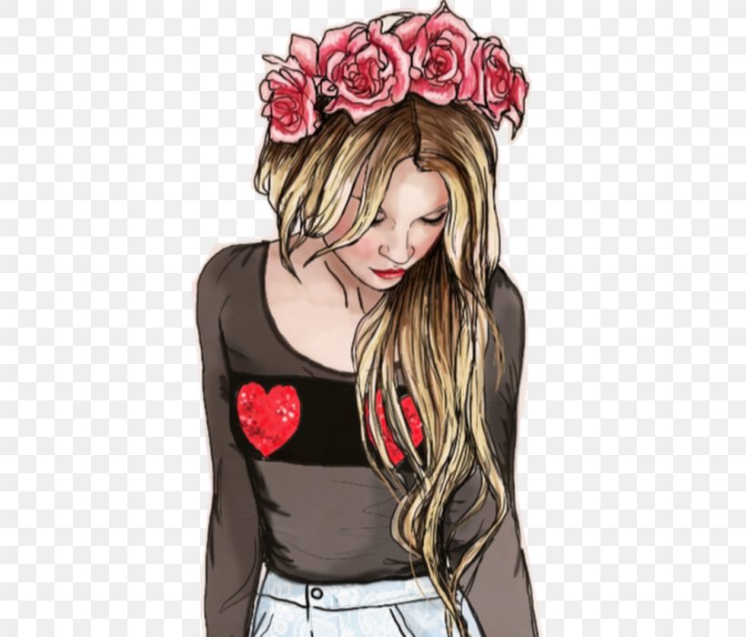 Drawing Fashion Illustration Female Sketch, PNG, 700x700px, Watercolor, Cartoon, Flower, Frame, Heart Download Free