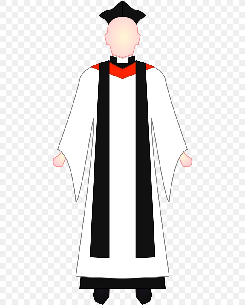 Choir Dress Priest Clothing Clip Art, PNG, 469x1021px, Choir Dress, Academic Dress, Anglican Communion, Anglican Ministry, Bishop Download Free