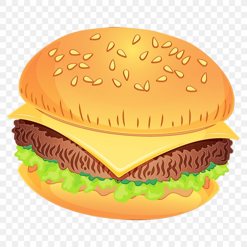 Junk Food Cartoon, PNG, 2048x2048px, Cheeseburger, American Cheese, American Food, Baked Goods, Breakfast Download Free