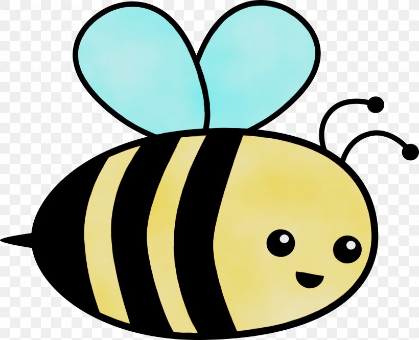 Bee Background, PNG, 2400x1944px, Watercolor, Bee, Bumblebee, Food, Honeybee Download Free