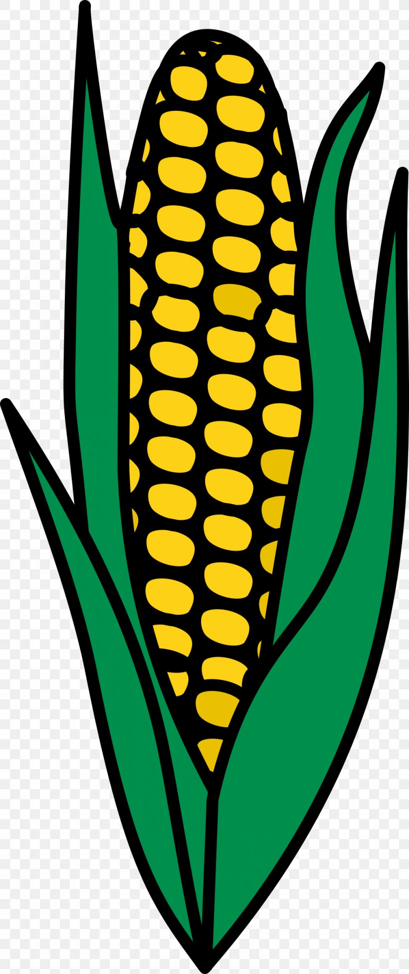 Corn On The Cob Maize Food Corn Allergy Clip Art, PNG, 1009x2400px, Corn On The Cob, Artwork, Corn Allergy, Corn Starch, Corncob Download Free