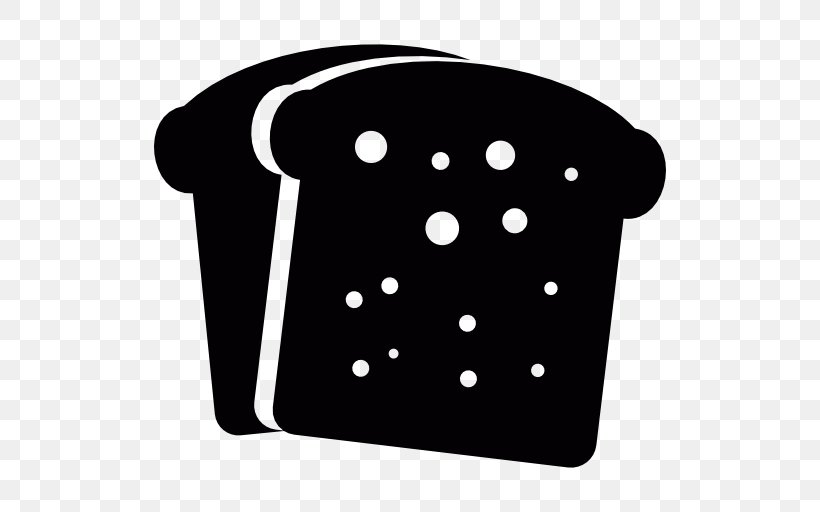 Toast Sliced Bread, PNG, 512x512px, Toast, Black, Black And White, Bread, Dinner Download Free