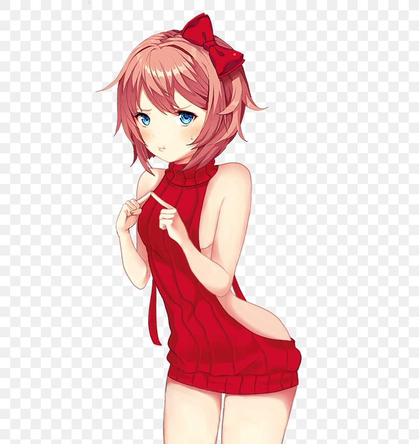 Doki Doki Literature Club! Team Salvato Video Game Narrator, PNG, 474x869px, Watercolor, Cartoon, Flower, Frame, Heart Download Free