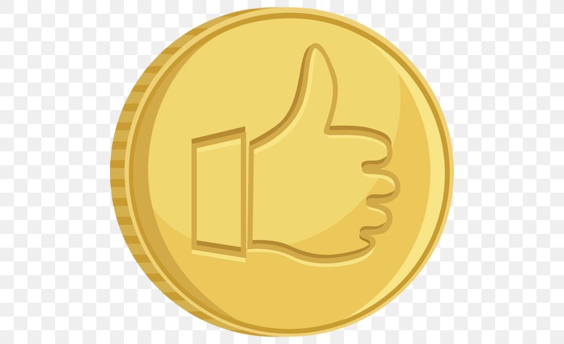 Thumb Signal Gold Coin Gold Coin Clip Art, PNG, 500x500px, Thumb Signal, Coin, Dollar Coin, Euro Coins, Finger Download Free