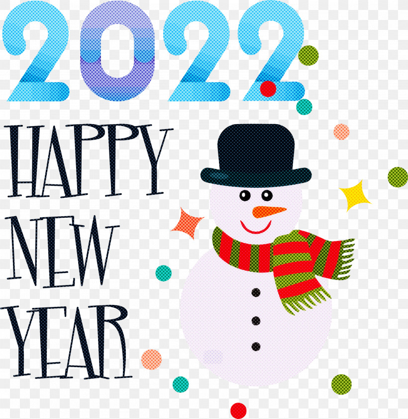 2022 New Year 2022 Happy New Year 2022, PNG, 2925x3000px, Snowman, Bauble, Geometry, Happiness, Holiday Download Free
