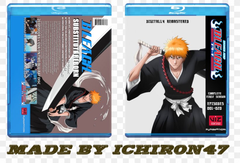 Blu-ray Disc Ichigo Kurosaki Rukia Kuchiki Bleach, PNG, 900x611px, Watercolor, Cartoon, Flower, Frame, Heart Download Free