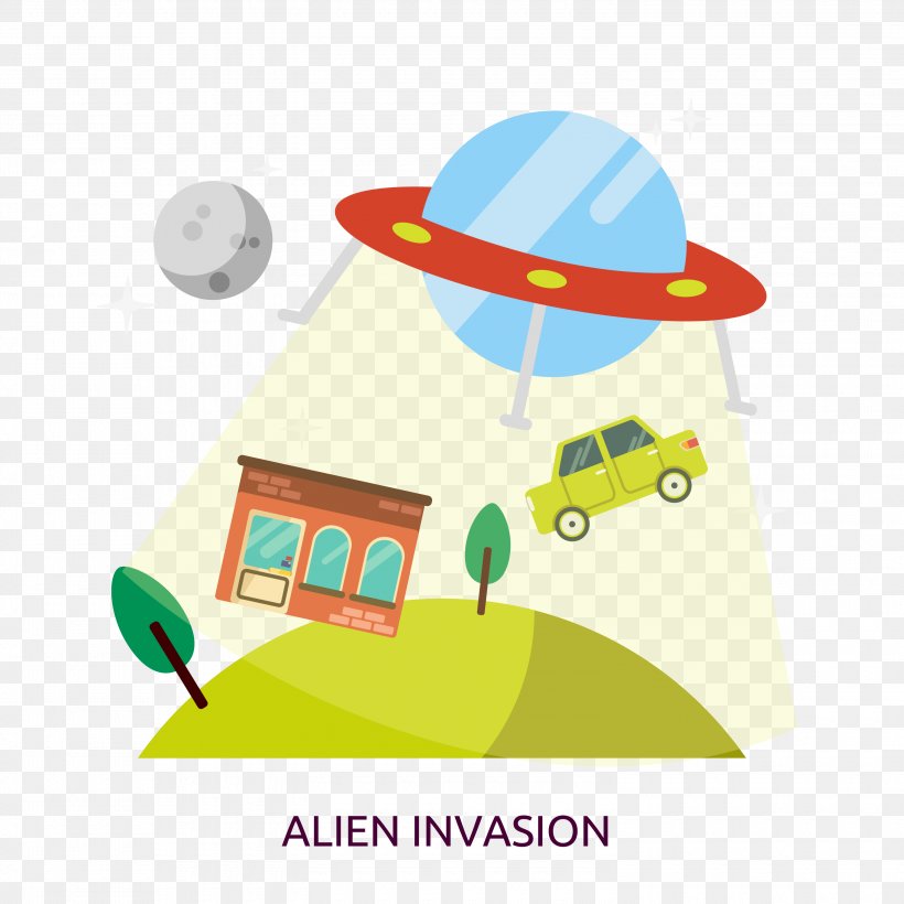 Clip Art Vector Graphics Illustration Image Design, PNG, 3000x3000px, Extraterrestrial Life, Alien Invasion, Cartoon, Copyright, Extraterrestrial Intelligence Download Free