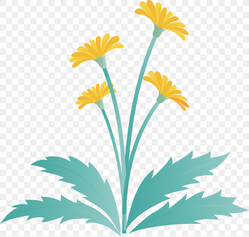 Dandelion Flower Easter Day Flower Spring Flower, PNG, 3000x2864px, Dandelion Flower, Chamomile, Daisy, Daisy Family, Easter Day Flower Download Free