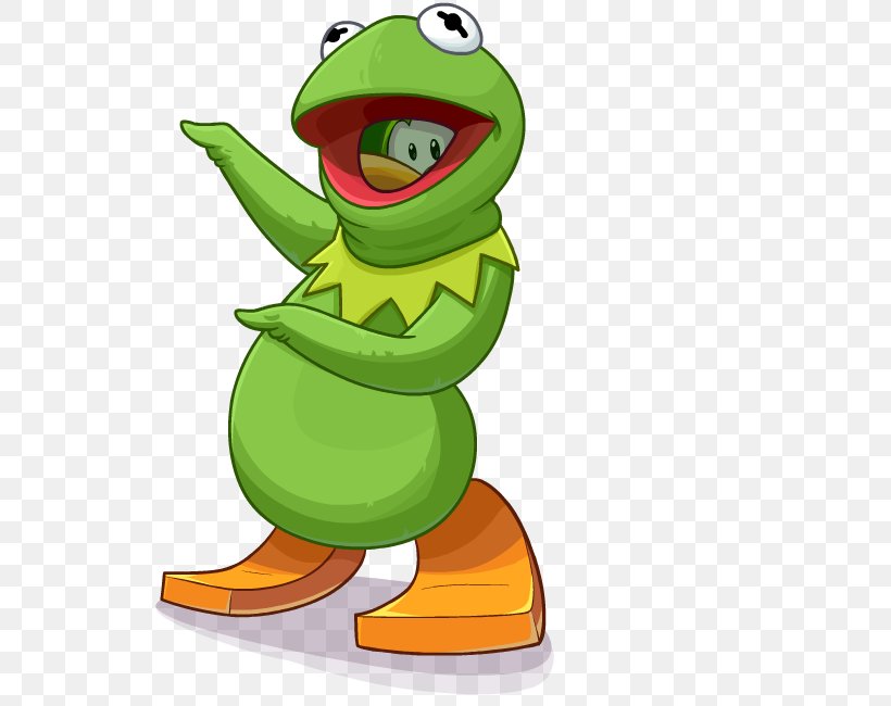 Kermit The Frog Fozzie Bear Club Penguin Miss Piggy Gonzo, PNG, 550x650px, Kermit The Frog, Amphibian, Animal, Cartoon, Club Penguin Download Free