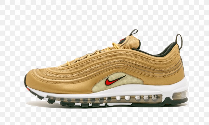 Nike Air Max 97 Sneakers Shoe, PNG, 1000x600px, Nike Air Max, Athletic Shoe, Beige, Brand, Cross Training Shoe Download Free