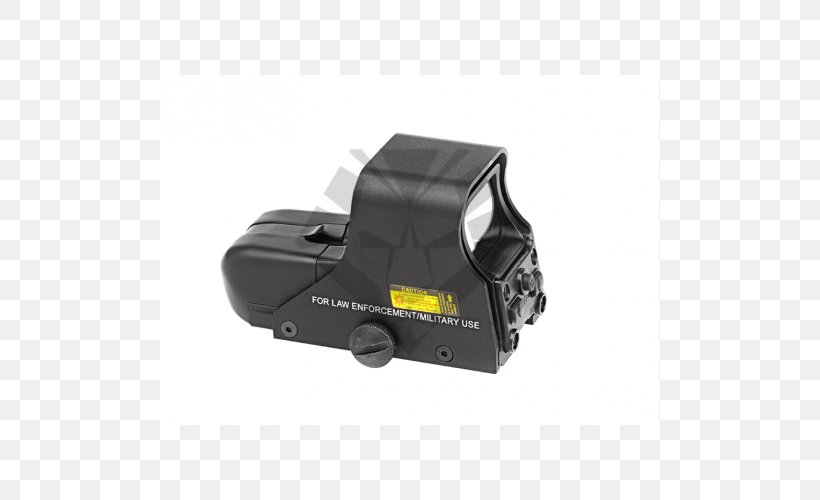 Reflector Sight Airsoft Red Dot Sight Optics Weapon, PNG, 500x500px, Reflector Sight, Airsoft, Airsoft Guns, Automotive Exterior, Camera Accessory Download Free