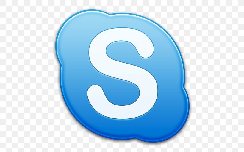Skype Clip Art, PNG, 512x512px, Skype, Azure, Blue, Electric Blue, Iconfinder Download Free