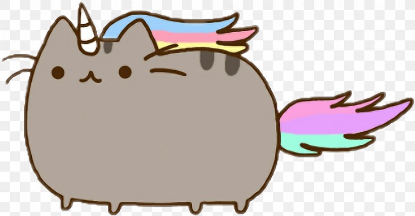 Cat Unicorn Horn Pusheen Horse, PNG, 872x456px, Watercolor, Cartoon, Flower, Frame, Heart Download Free