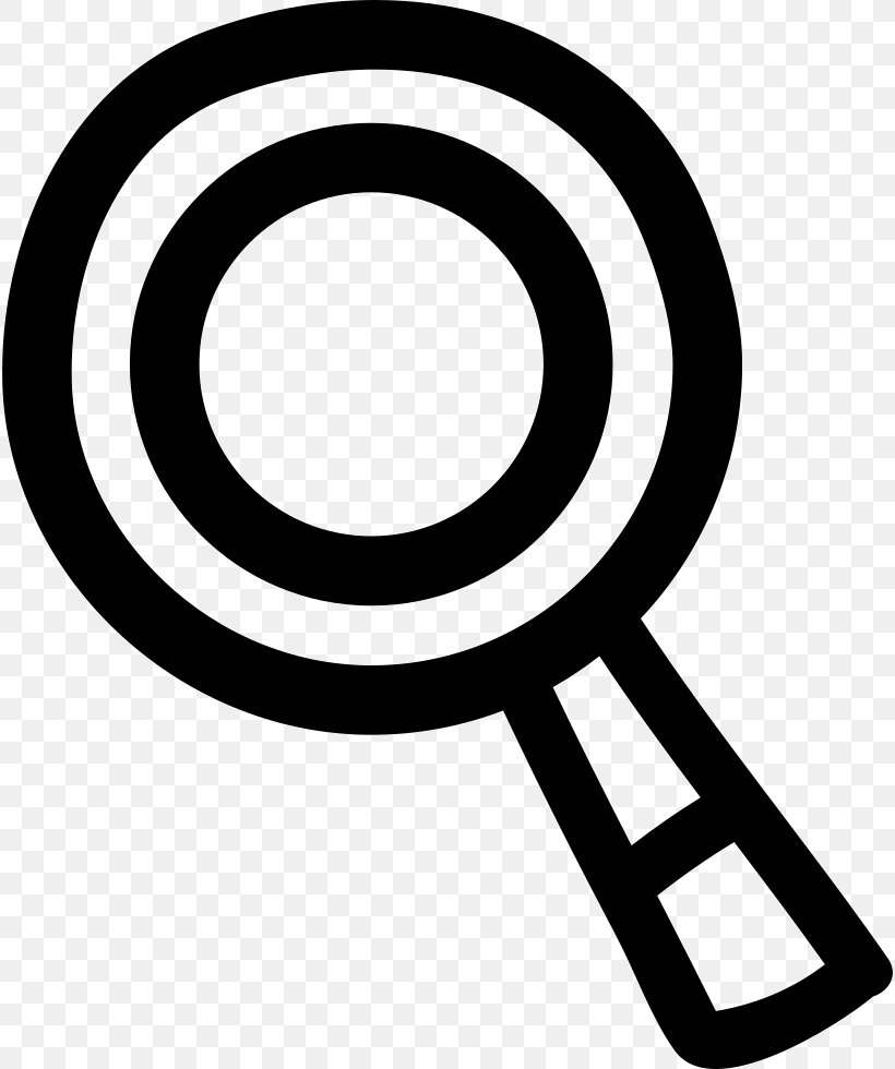 Magnifying Glass Drawing Symbol, PNG, 816x980px, Magnifying Glass, Area, Black And White, Brand, Drawing Download Free