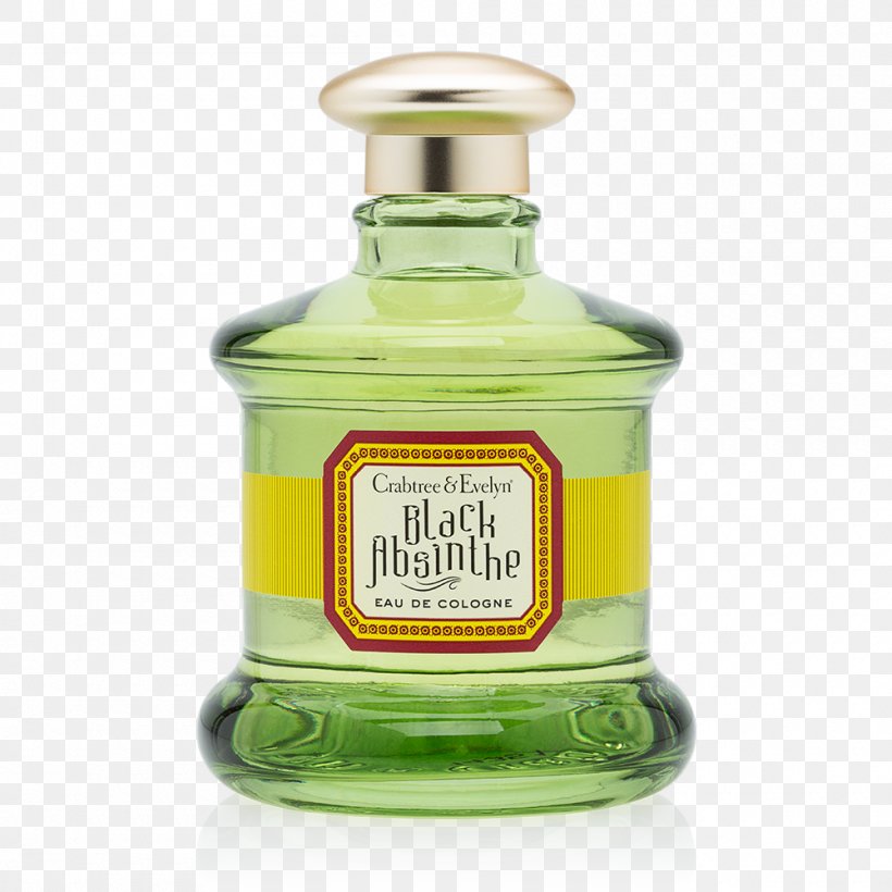 Perfume Eau De Cologne Absinthe Crabtree & Evelyn, PNG, 1000x1000px, Perfume, Absinthe, Barware, Bottle, Cologne Download Free