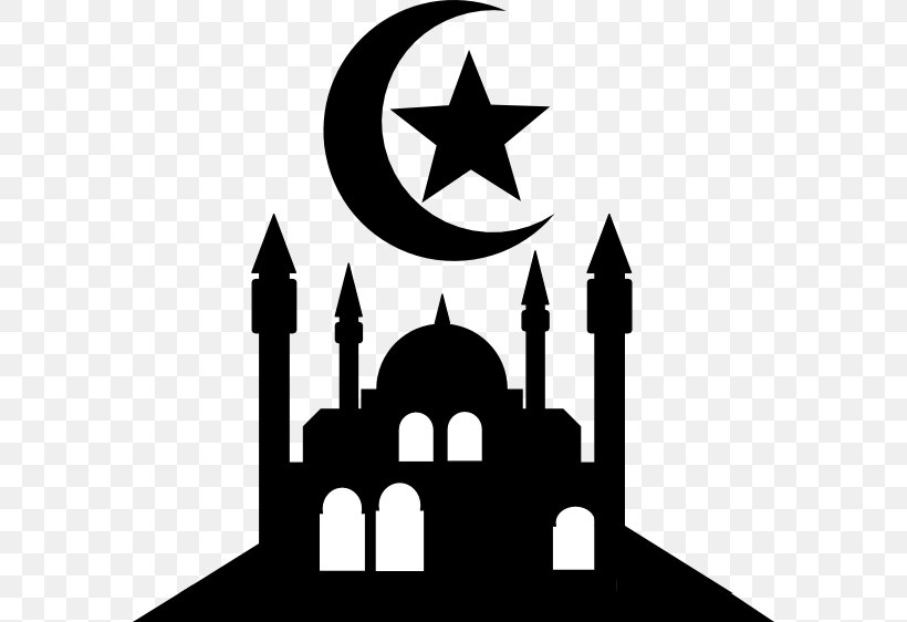 Church-Mosque Of Ulcinj Islam Clip Art, PNG, 580x562px, Mosque, Allah, Arch, Black And White, Brand Download Free