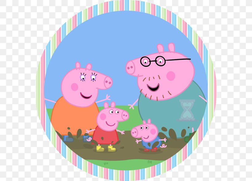 Daddy Pig Television Show Animation, PNG, 591x591px, Pig, Animation, Area, Astley Baker Davies, Cartoon Download Free
