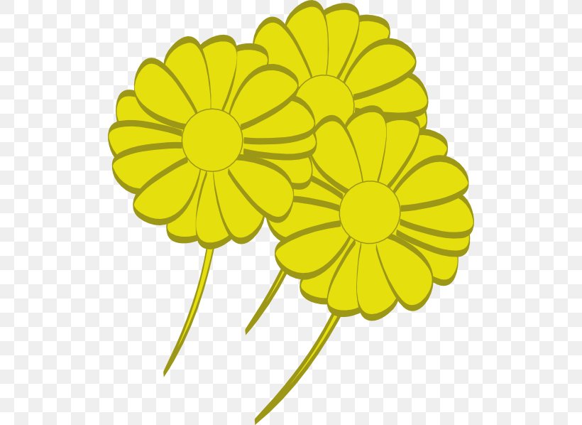 Flower Yellow Clip Art, PNG, 516x598px, Flower, Chrysanths, Color, Commodity, Cut Flowers Download Free