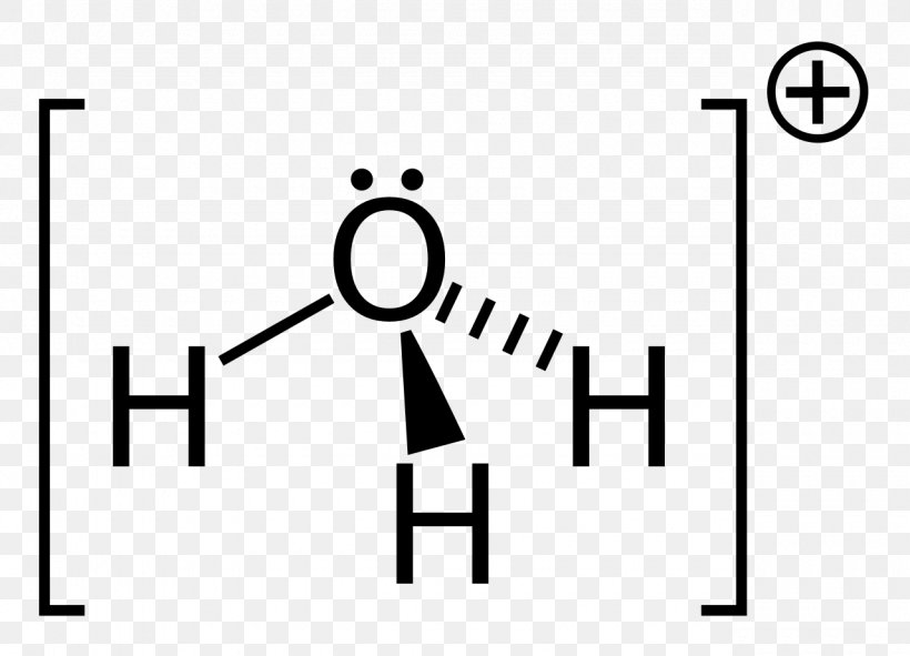 Hydronium Oxonium Ion Lewis Structure, PNG, 1280x924px, Hydronium, Acid, Area, Atom, Black Download Free