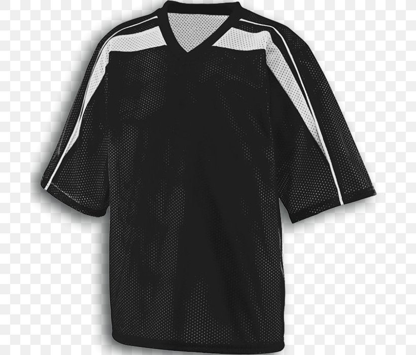 Jersey T-shirt Sleeve Sport Uniform, PNG, 700x700px, Jersey, Active Shirt, Black, Clothing, Collar Download Free