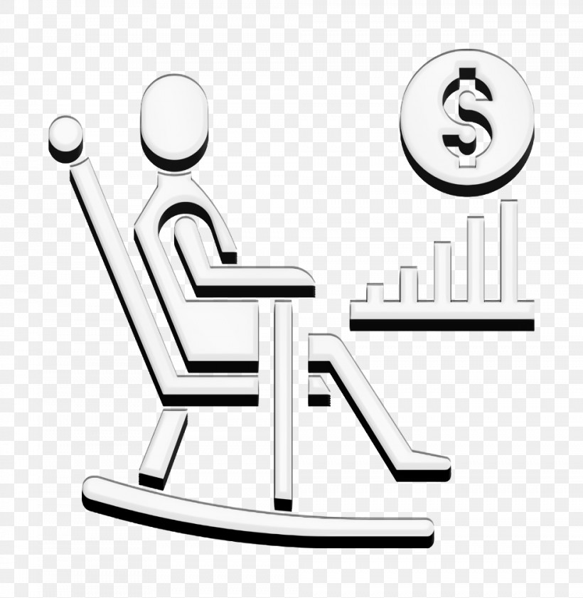 Pension Icon Retirement Icon Saving And Investment Icon, PNG, 984x1010px, Pension Icon, Black, Black And White, Chair, Furniture Download Free