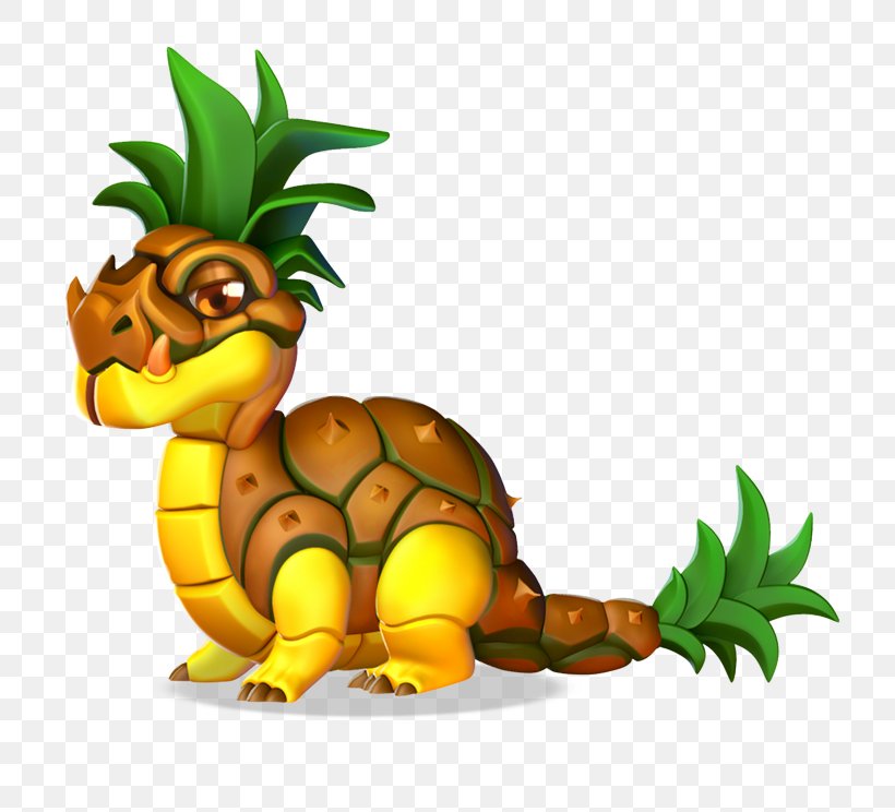 Pineapple Dragon Mania Legends Legendary Creature Clip Art, PNG, 743x744px, Pineapple, Ananas, Bromeliaceae, Dragon, Dragon Mania Legends Download Free