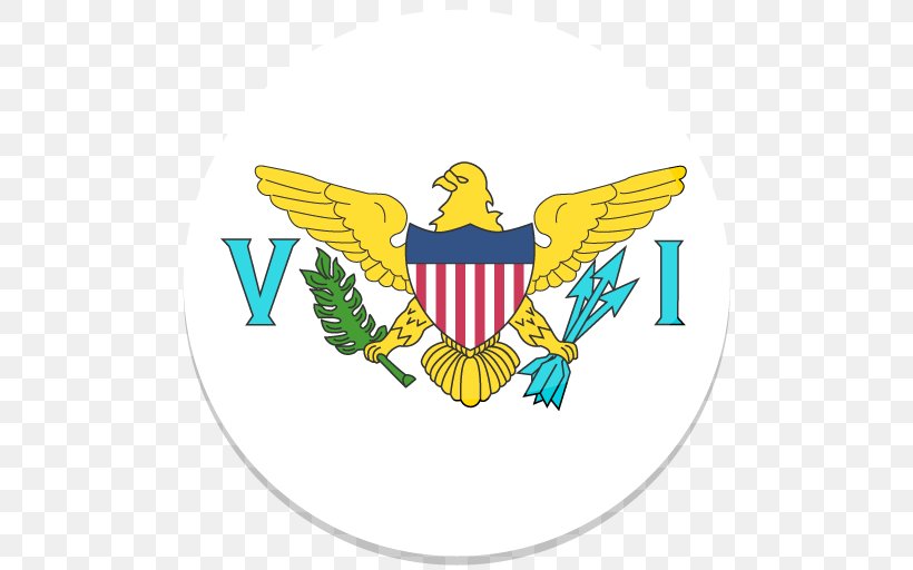 Saint Croix Saint Thomas Flag Of The United States Virgin Islands Saint John, PNG, 512x512px, Saint Croix, Beak, Bird, Brand, British Virgin Islands Download Free