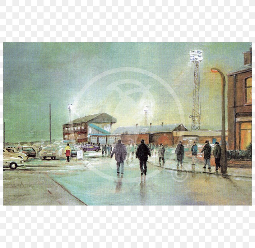 Wigan Athletic F.C. Springfield Park Watercolor Painting Market Place, Wigan, PNG, 800x800px, Wigan Athletic Fc, Arch, Art, Artist, Artwork Download Free