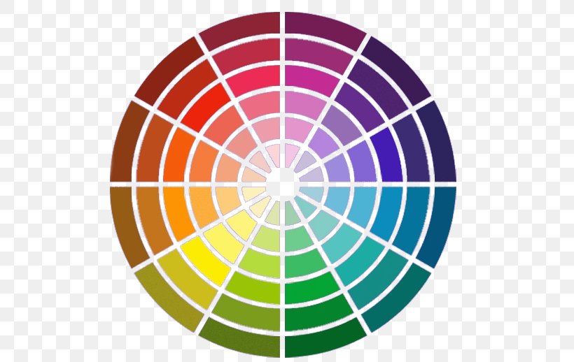 Color Wheel Complementary Colors Color Scheme Couleurs Chaudes Et Froides, PNG, 527x518px, Color Wheel, Area, Blue, Canvas Print, Color Download Free