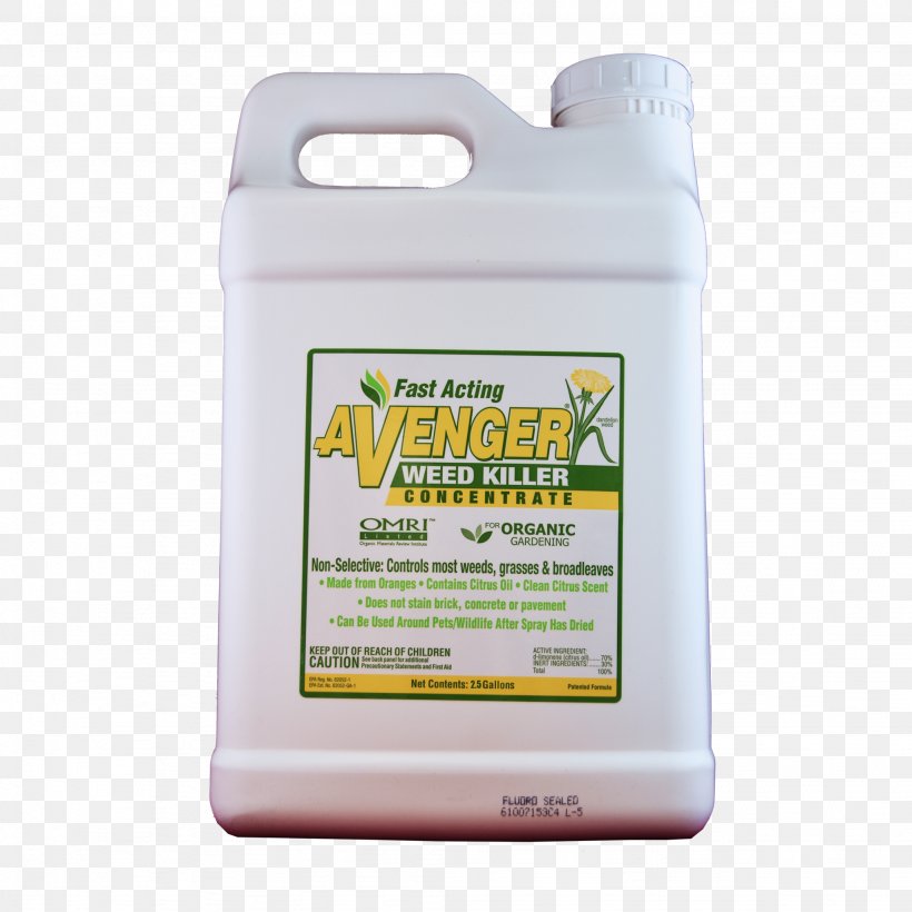 Organic Food Herbicide Avenger Organic Weed Killer Concentrate Weed Control Lawn, PNG, 2048x2048px, Organic Food, Food, Fungicide, Garden, Herbicide Download Free