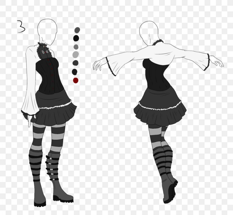 Clothing Drawing Dress SNAP Adoption! DeviantArt, PNG, 1024x945px, Clothing, Art, Black, Black And White, Costume Download Free