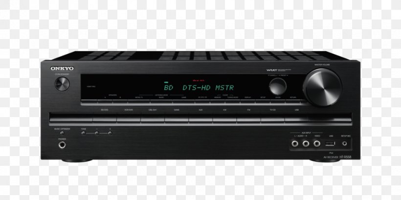 Home Theater Systems AV Receiver Onkyo HT S4505 Home Theater System, PNG, 976x488px, 51 Surround Sound, Home Theater Systems, Audio, Audio Equipment, Audio Receiver Download Free