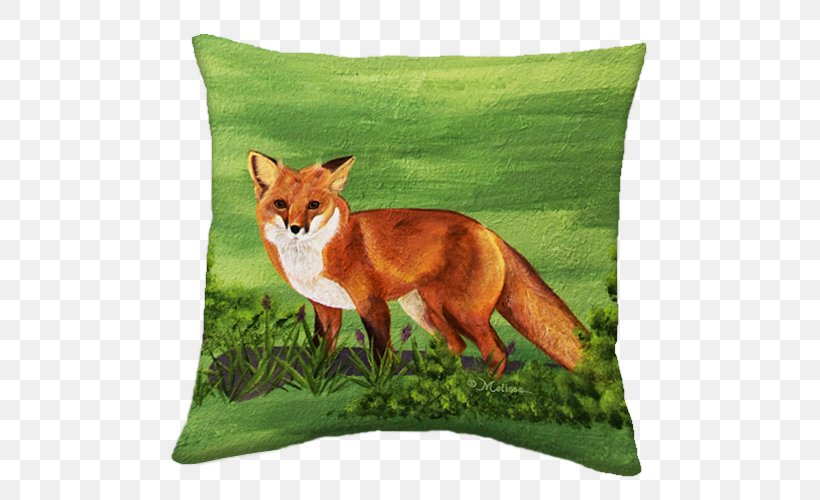 Red Fox Dog Fauna Mammal, PNG, 500x500px, Red Fox, Canidae, Carnivora, Carnivoran, Cushion Download Free