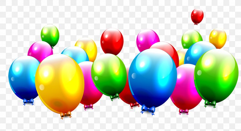 Royalty-free Party Balloon, PNG, 1400x763px, Royaltyfree, Balloon, Birthday, Carnival, Confetti Download Free