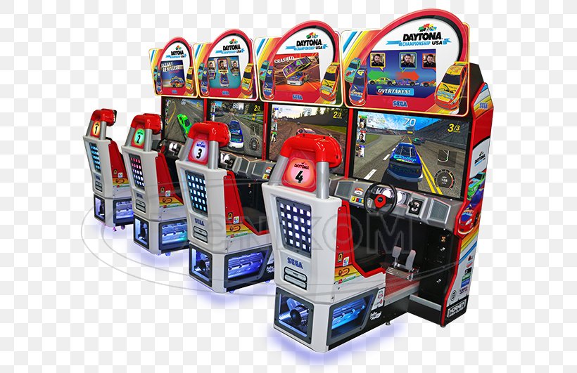 Daytona USA Scud Race Arcade Game Racing Video Game Amusement Arcade, PNG, 624x531px, Daytona Usa, Amusement Arcade, Arcade Game, Bandai Namco Entertainment, Bmi Gaming Download Free