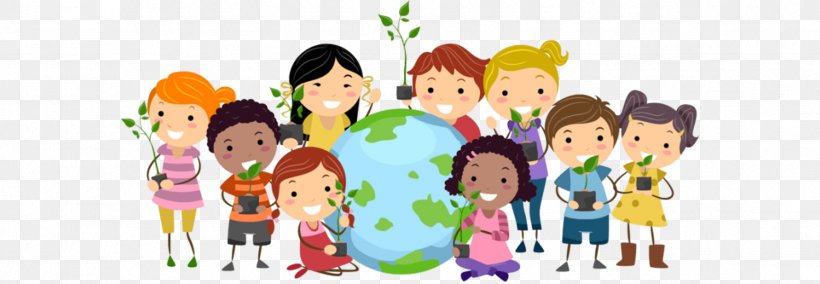 Earth Day Child Desktop Wallpaper Earth Hour, PNG, 1732x600px, Earth Day, Animated Cartoon, Animation, Arbor Day, Art Download Free