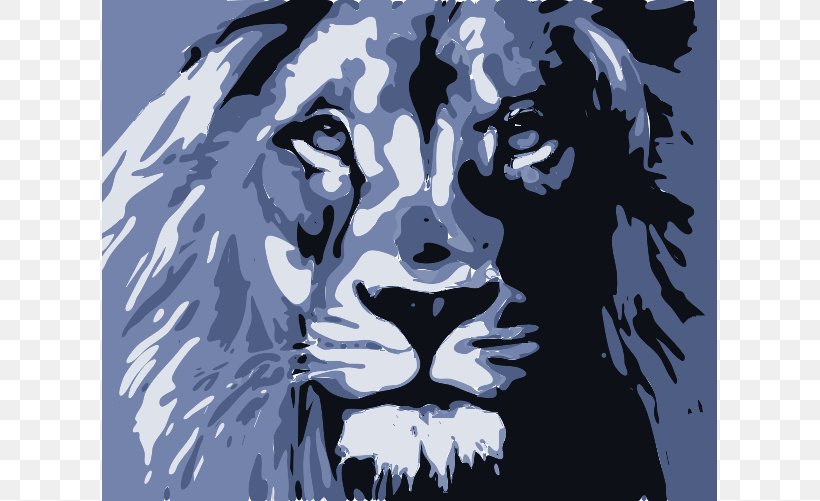 Lion Roar Desktop Wallpaper Stencil Wallpaper, PNG, 615x501px, 4k Resolution, Lion, Art, Big Cats, Canvas Download Free