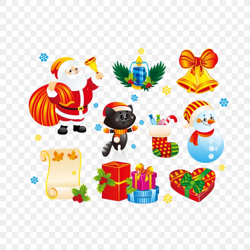 Santa Claus Christmas Decoration Cartoon Christmas Ornament, PNG, 1181x1181px, Santa Claus, Animal Figure, Animation, Baby Toys, Cartoon Download Free