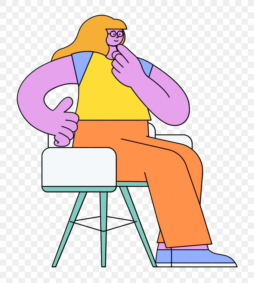 Cartoon Sitting Chair Table Text, PNG, 2236x2500px, Sitting, Cartoon, Cartoon People, Chair, Flower Download Free