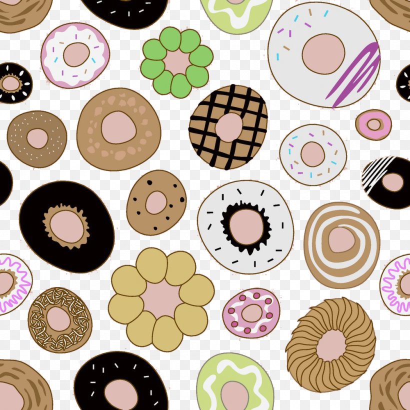 Doughnut Cookie Cartoon Clip Art, PNG, 1000x1000px, Doughnut, Baking, Cartoon, Chocolate, Cookie Download Free