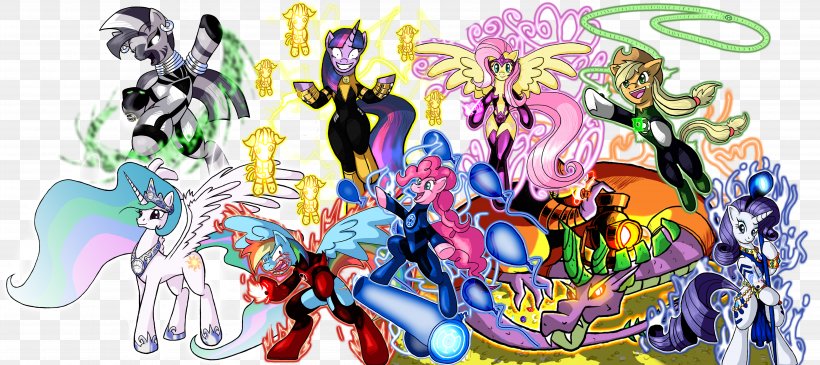 Green Lantern Corps Pinkie Pie Black Lantern Corps Indigo Tribe, PNG, 6756x3008px, Watercolor, Cartoon, Flower, Frame, Heart Download Free